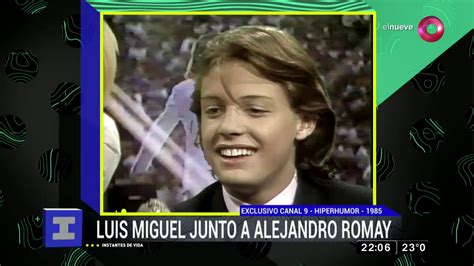 luis miguel age at first grammy